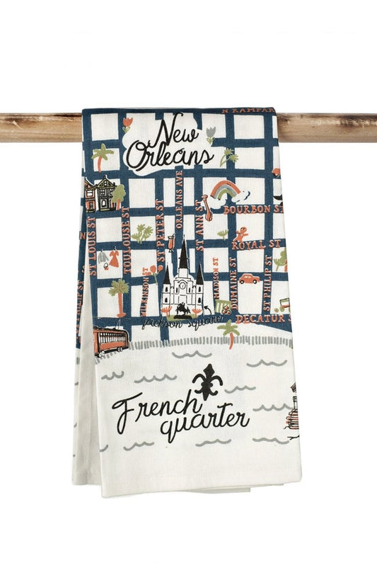 Kitchen Towel – French Quarter Map